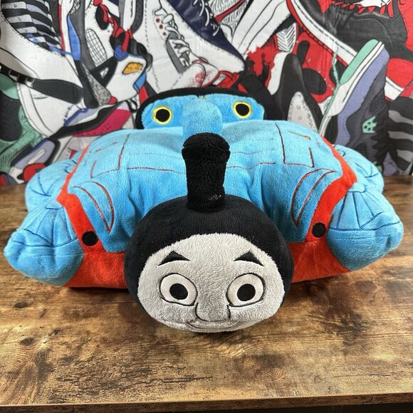 Thomas The Tank Engine Pillow Pet Large 17" Full Size Plush Stuffed Animal Blue - Picture 1 of 16